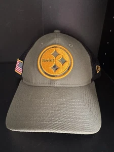 Pittsburgh Steelers Salute to Service Hat/cap American Flag Nice - Picture 1 of 6