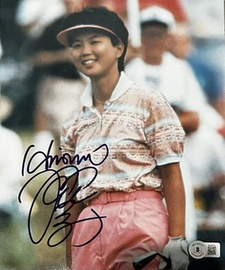 Hiromi Kobayashi Japan LPGA 1990 ROY signed 8x 10 Foto Beckett BAS COA selten - Bild 1 von 1