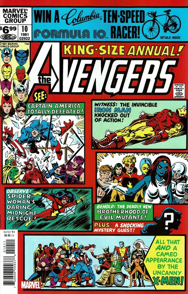 Avengers, The Annual #10A VF/NM; Marvel | Facsimile Edition - w/Bag+Board - Image 1 of 1