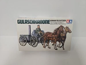 TAMIYA GERMAN FIELD KITCHEN GULASCHKANONE  1/35 SCALE NEW OPEN BOX ONLY READ  - Picture 1 of 9