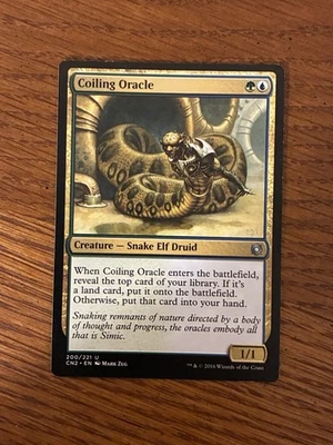 Coiling Oracle - Conspiracy: Take The Crown - Magic the Gathering. M1 - Image 1 of 3