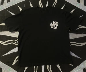 AllSaints Orlando Tee Mens Size S Small Black Cotton London Streetwear T Shirt - Picture 1 of 12