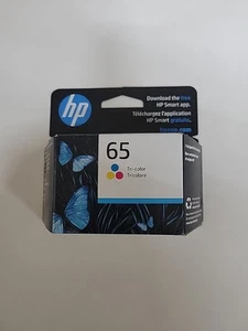 Genuine Hp 65 Tri-Color Ink Cartridge, Exp. 07/2023 - Picture 1 of 1