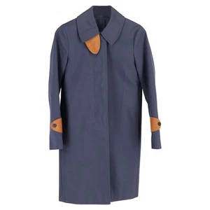 Tod's Regenmantel in dunkelblau Baumwolle - Bild 1 von 3