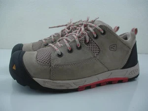 Zapatos de senderismo Keen 1008376 para mujer 8,5 M Wichita beige tostado gamuza cuero con cordones - Imagen 1 de 13