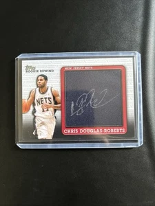 2009-10 Topps Rookie Rewind Jumbo Relic /99 Chris Douglas-Roberts #JJA-CDR Auto - Picture 1 of 2
