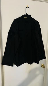 Army combat uniform coat Stock# F04-06-A-009 Color Black X Large - Picture 1 of 9