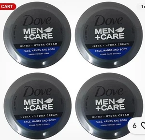 Dove Men + Care Ultra-Hydra Creme mit 24 Stunden Feuchtigkeitspflege, 2,53 flüssige Unzen - 4er Pack - Bild 1 von 2