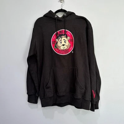 Pulôver We All In Clothing Classics preto com capuz urso XXL masculino - Imagem 1 de 4