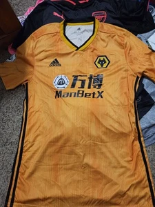 WOLVES 2019-20 HOME JERSEY - Picture 1 of 1