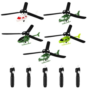 5 Pcs Flying Plane Toys Toddler Child Airplane Child’s Helicopter - Picture 1 of 11