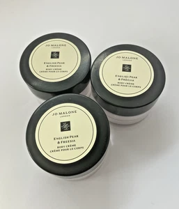 Jo Malone English Pear & Freesia Body Creme 3 x 15ml Travel Sample New Imperfect - Picture 1 of 7