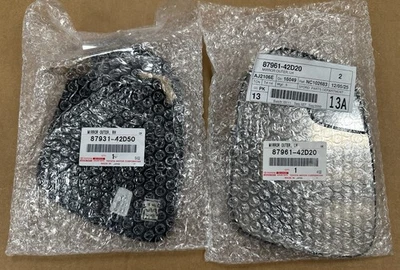 Комплект стекол для левого и правого бокового зеркала с подогревом Toyota Genuine RAV4 2016-2018 - Изображение 1 из 2