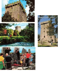 Lot of 4 Blarney Castle Ireland Vintage 4x6 Unposted PC - Picture 1 of 9