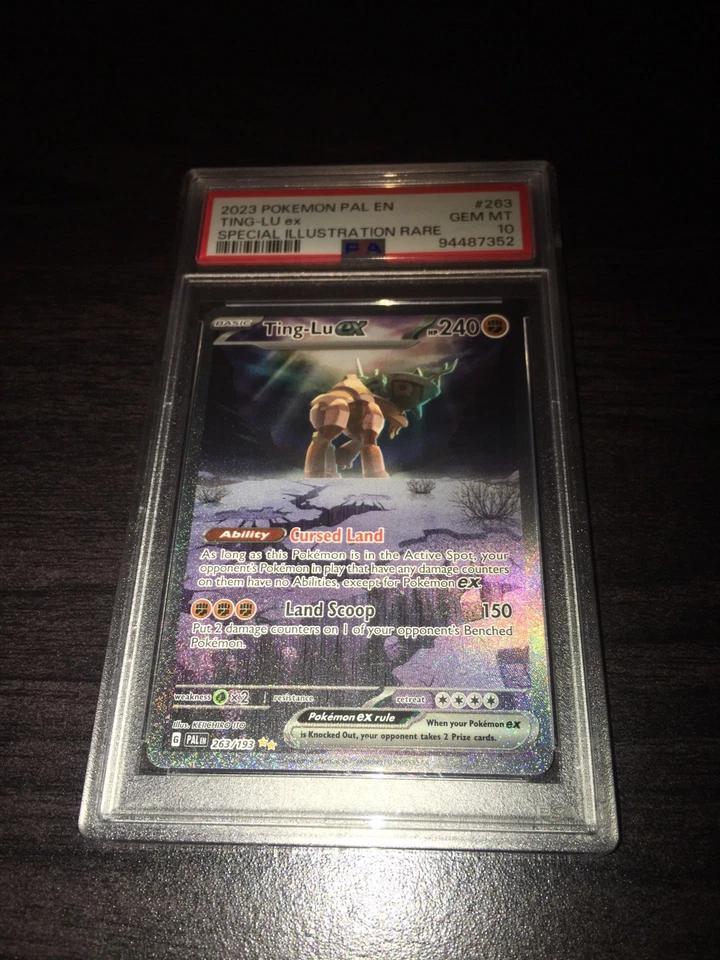 PSA 10 - Ting-Lu ex 263/193 Paldea Evolved SIR Pokemon - Image 1 of 2