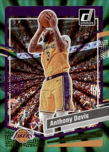 2023-24 Donruss #130 Anthony Davis Green Laser Holo - Picture 1 of 2