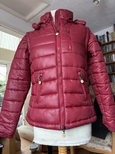 Moncler Jacket, Red,  Removable Sleeves And Hood To Make Gilet. Small - Picture 1 of 20