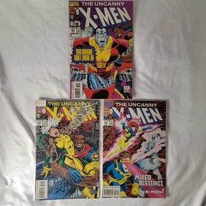 Uncanny X-Men Comic Book Lot: Issues #302, #305, & #308 - Bagged & Boarded - Picture 1 of 17