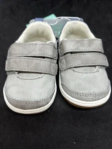 Surprize Stride Rite Baby Boy Gray Chase Sneakers Shoes sz 3 - Picture 1 of 6
