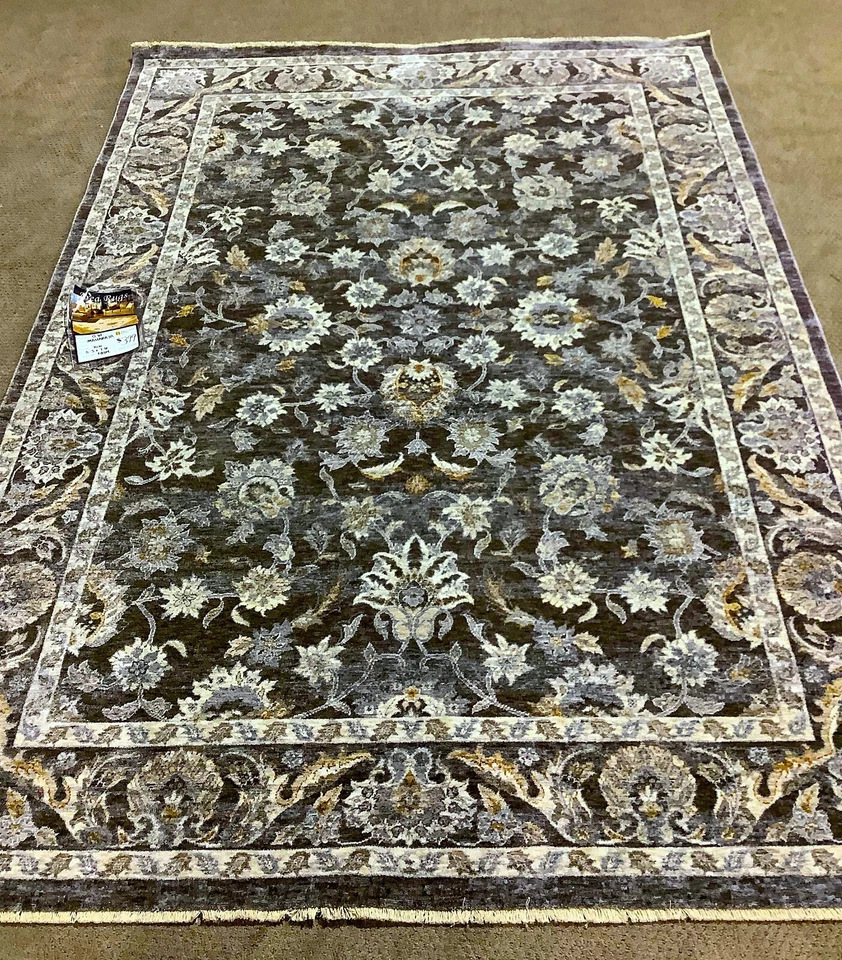 NUEVA Alfombra Oriental [5'3" x 7'6"] - Tejedores Orientales - Maharajá Hecho en Egipto Foto 1 de 4