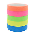 5 Rolls Fluorescent Tape Cotton Chair Phone Holder Neon Colored Adhesive
