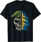 NEU LIMITIERT Army Special Forces grünes Barett Schädel Aufnäher ODA Geschenk T-Shirt