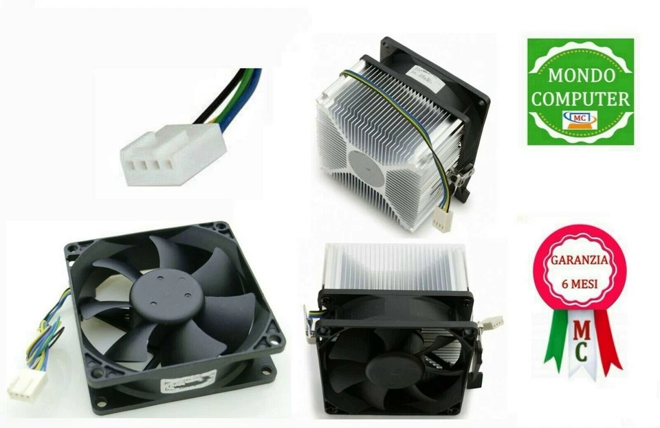 DISSIPATORE PROCESSORE AMD SOCKET FM1 / FM2 / AM2 / AM3  ORIGINALE - Immagine 1 di 1