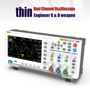 FNIRSI 1014D 7in Digital Oscilloscope 2 In 1 Dual Channel Input Signal Generator - Picture 1 of 21