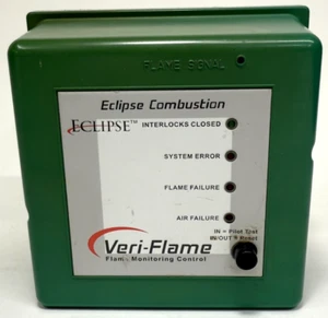 ECLIPSE Veri-Flame VF560223AA Bruciatore Monitor Fiamma 120V con Base 5602-10 - Foto 1 di 10