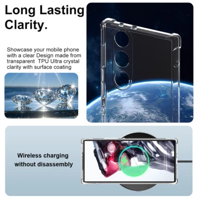 For ZTE nubia RedMagic 10 Air imak Shockproof Airbag Clear Soft TPU Case Cover - Image 1 of 4