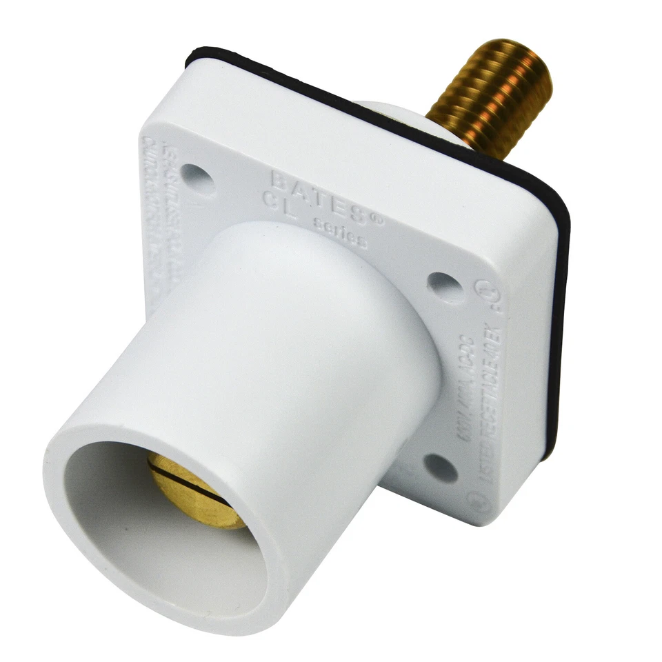 CL40MRSB-BX CL Cam Type, Panel Mount,400A, 1-1/8" threaded stud, M - White (B) - Image 1 of 1