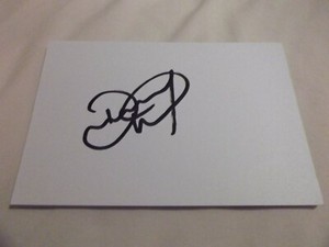 SIGNED DANNY WEBBER  MAN UTD  WATFORD  PORTSMOUTH  SALFORD  ACCRINGTON SHEFF UTD