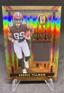 Cedric Tillman 2023 Gold Standard SP #202/399 Gold NEWLY MINTED Patch Browns