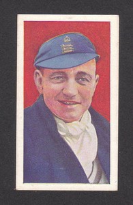 W. R. Walter Hammond Cricket Vintage Original 1939 Cigarette Card