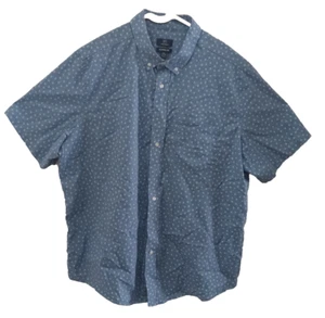 George Men's Casual Shirt Short Sleeves, Blue, size 2XL - Picture 1 of 11