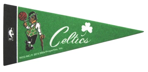 Boston Celtics NBA  Mini Pennant 9"x4", New, Felt, Made in USA Banner Flag Cover
