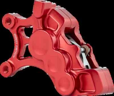 AN 6-Piston Fr Left Brake Caliper 14in Red Harley Ultra Limited Low 15-20 - Image 1 of 3