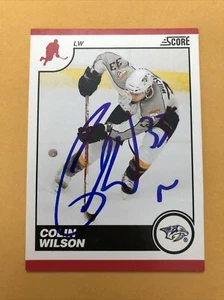 Colin Wilson Signed Nashville Predators Card - Picture 1 of 2