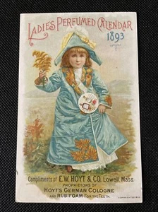 Calendarios 1800 publicidad colonia alemana de Hoyt (2 ver más abajo) - Imagen 1 de 4