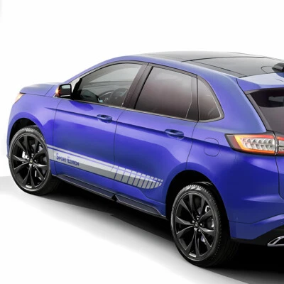 Car Door Side Rocker Panel Stripes Sticker for Ford Edge 2015-2024 Sport Edition - Imagem 1 de 4