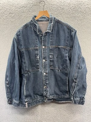 Jaqueta jeans masculina azul XXL Mecca vintage - Imagem 1 de 4