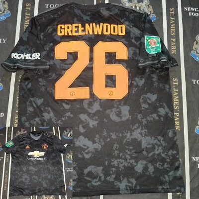 Manchester United Third Football Shirt Jersey Adidas 2019 2020 Mason Greenwood - Изображение 1 из 4