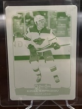 2022-23 O-Pee-Chee Kirill Kaprizov Yellow Printing Plate 1/1 #3