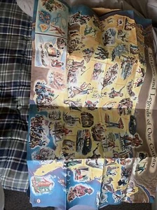 SPECIAL ESSO OIL MAP OF FOLKLORE AND LEGENDS OF OUR COUNTRY - COPYRIGHT:1960 - Picture 1 of 9