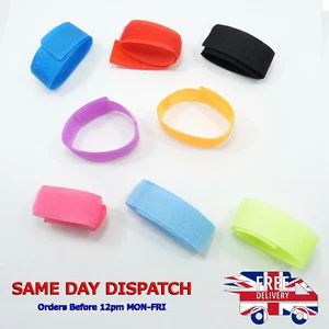 2cm x 18cm Reusable Nylon Strap Hook & Loop Cable Wire Ties Organizer Tidy - Picture 1 of 10