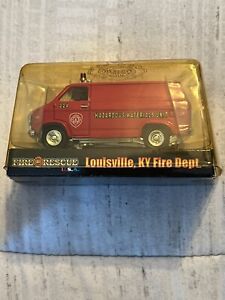 Racing Champions Fire & Rescue 1975 Chevy Van Louisville KY New