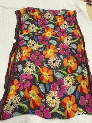 ¡¡ENVÍO GRATUITO!! VERA BRADLEY Bufanda Infinita Vibrante Floral Multicolor Flores Foto 1 de 4