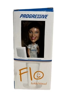 Progressive Insurance Flo Bobblehead 7" Nodder Collectible Limited Edition Neu in OVP - Bild 1 von 5