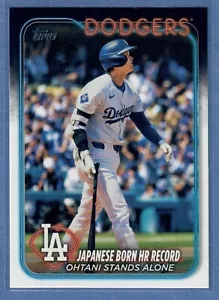 Aggiornamento Topps 2024 Shohei Ohtani Japanese Born HR Record #US123 Dodgers quantità - Foto 1 di 2