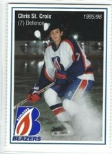 1995-96 Kamloops Blazers (WHL) Chris St. Croix